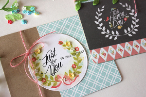 Make it Market Mini Kit: Lovely Laurels projects - detail