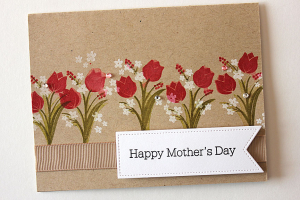 Flowers for Mother's Day Card