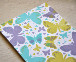 Happy Mother's Day Card Pattern Detail