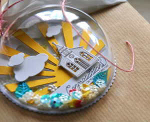 Congratulations Dome Tag Detail