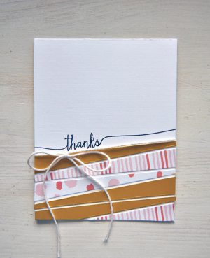 Triangle Thanks Card