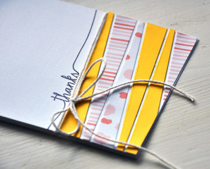 Triangle Thanks Card Detail