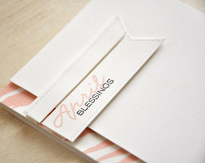 April Blessings Card Detail