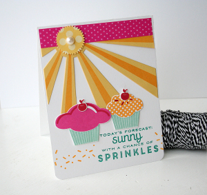 Sunny With a Chance of Sprinkles card
