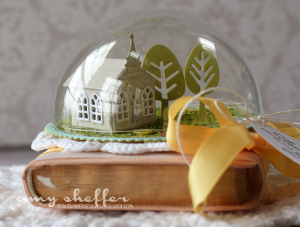 Petite Places Baptism Gift Topper