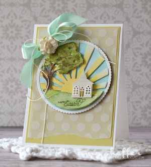 Petite Places: Easter Scene Card