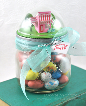 Sweet Shoppe jar topper