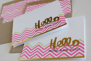 Hello How Are You Card- detail