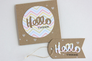 Hello There Card & Tag