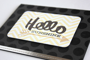 Hello Sunshine Card - detail