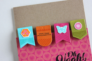 Oh Yeah You're Amazing card - detail