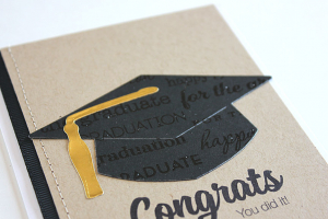Congrats, You Did It Card - detail