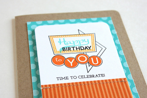 Happy Birthday to You Card - detail