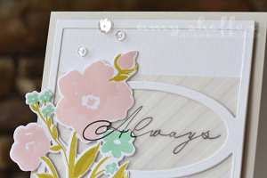 Brushed Blooms Card Detail 2