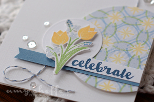 Floral Celebrate Card Detail
