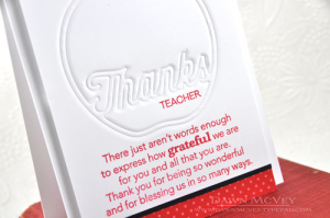 Thanks Teacher detail