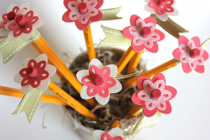 Pencil Flower Bouquet - detail
