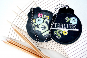 Chalkboard Teacher Tags