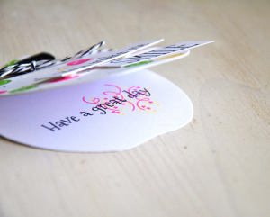 You Make Me Smile Lunchbox Note Inside