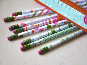 Wrapped Pencils Detail