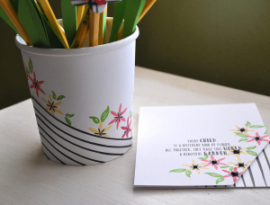 Pencil Flower Ensemble Wrap