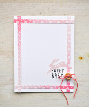 Sweet Baby Framed Card