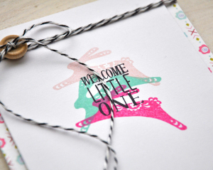 Welcome Little One Card Detail