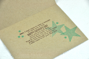 Best Dad Ever inside detail