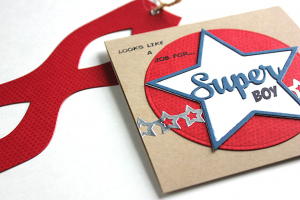 Super Boy Card & Mask - detail