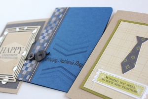 Center Style: Masculine Cards - detail