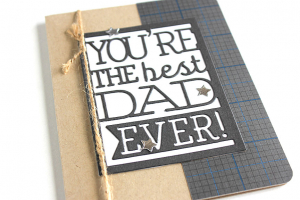 Best Dad Ever Card - detail