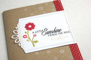 A Little Sunshine Card - detail