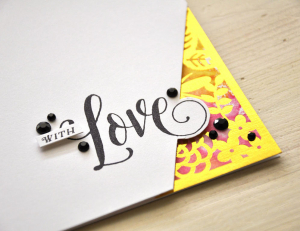 With Love Card Detail