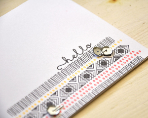 Southwestern Hello Card Detail