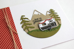 Happy Camping Journey Card - detail