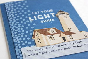 Let Your Light Shine Card - detail