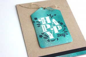 Happy Day Card - detail