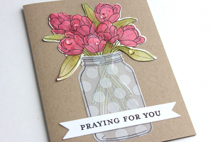 Flowers for Prayers Card - detail