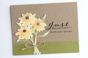 Flowers Just Because Card