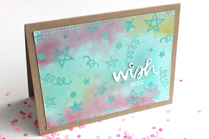 Wish Big Confetti Card
