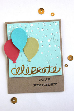 Celebrate Your Birthday Balloon Card