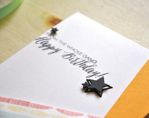 Happy Birthday Card Detail