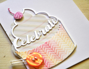 Celebrate Cupcake Card Detail