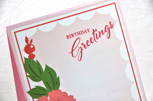 Birthday Greetings detail