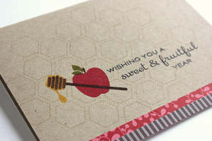 Sweet & Fruitful Year Card - detail