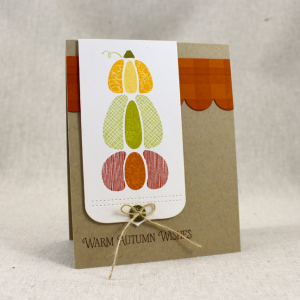 Pumpkin Stack Card