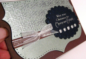 Silver embossed on Silver