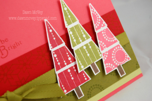 Merry & Bright Christmas Card close up