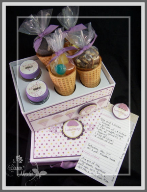 Recipe Box and Recipe Box Label - Lauren Meader