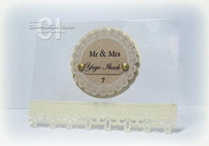 Wedding Place Card by Charmaine Ikach